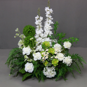 ดอกกุหลาบประดิษฐ์ทำจากผ้าไหมสีแดงขนาด7ซม. ช่อเดียวสูง50ซม. สำหรับตกแต่งขายส่ง - Product Image 6