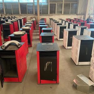 80 ㎡   Poêle à granulés en acier pour intérieur, avec télécommande, pour salon, sans fumée, en bois - Product Image 6