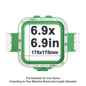 Strong Magnets Magnetic <strong>Embroidery</strong> Hoop <strong>Frame</strong> for Poolin EOM 15 Needle <strong>Embroidery</strong> Machine - Product Image 3