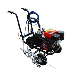 Small Hand-Pushed Electromechanical Road Marking Machine for Cold Spray Thermoplastic for <b>Plastic</b> Runway Parking Lot Equipment - Product Image 5
