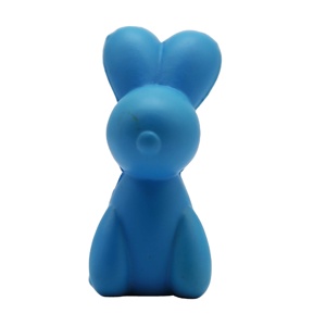 Balle anti-stress en PU en forme de lapin de dessin animé avec logo personnalisé, jouet sportif, promotion à bas prix, cadeau pour enfants - Product Image 1