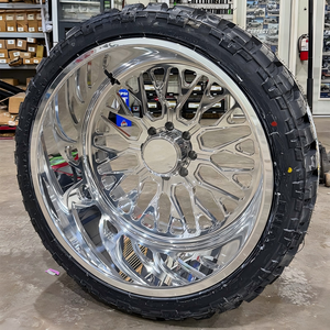 Yüksek Parlaklıkta Süper Tekli Jantlar 8x6.5 10x225.75 20 22 24 26 İnç Chevy GMC Ford 450 için Kamyon Tekerlekleri - Product Image 3