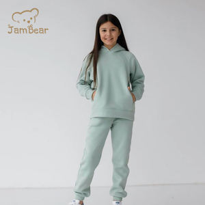 Conjunto familiar de dos piezas de algodón orgánico, conjunto de <span class=keywords><strong>Sudadera</strong></span> con capucha para mamá e hija, conjunto de dos piezas para bebé, Conjunto de <span class=keywords><strong>sudadera</strong></span> con capucha para mamá <span class=keywords><strong>y</strong></span> yo - Product Image 4