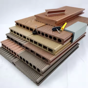 Revêtement de sol en composite imperméable pour <span class=keywords><strong>terrasse</strong></span> extérieure en relief 3D moderne Matériau PE antidérapant pour jardin extérieur Parc - Product Image 5
