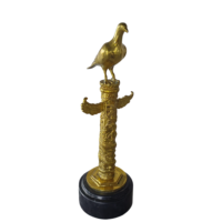 Laiton paix colombe trophée personnalisé trophée fabricants en gros