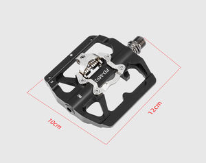 Pédales de taquet de montagne à grande plate-forme personnalisées, taquets libres à roulement scellé en aluminium, pédale de vélo à verrouillage automatique - Product Image 4