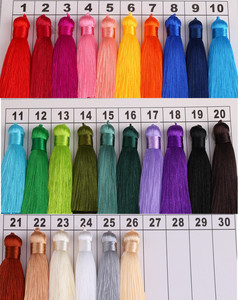 5CM kısa yağ saçak giyim aksesuarları imi buz ipek püskül kolye DIY aksesuarları - Product Image 3