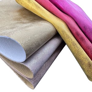 Qifeng <b>Leather</b> Pearlescent Pu <b>Leather</b> 0.9mm For <b>Shoes</b> Bags Furniture - Product Image 3