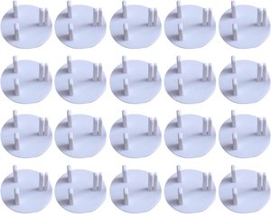 Cubiertas de salida de plástico seguras para bebés estándar del Reino Unido Protectores de enchufes eléctricos con prevención de golpes para niños para seguridad de bebés - Product Image 4