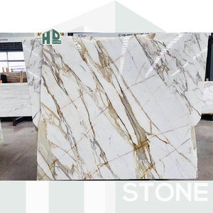 HDSTONE Italia oro <span class=keywords><strong>Calacatta</strong></span> Vagli Oro mármol con vetas de oro Natural Calcuta oro mármol Losa - Product Image 2