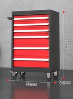 Carro de Herramientas Multifuncional Moderno de Acero, Resistente, con Sellado Suave, Ecológico, Impermeable y Ajustable para Muebles de Hotel y Ferretería