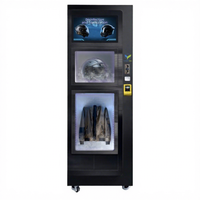 Distributeur automatique de casques 23, désinfection et stérilisation, élimination intelligente des odeurs 24h/24, nettoyage à sec, réseau 4G, 220V, origine Chine
