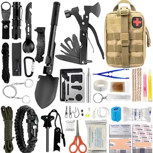 Acessórios para acampamento ao ar livre kit de sobrevivência de emergência equipamento de sobrevivência profissional