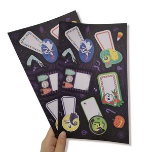 Pack d'autocollants personnalisés de haute qualité avec logo imprimé, feuille d'autocollants brillants découpés à la forme, autocollants en vinyle auto-adhésifs imperméables découpés à la forme - Product Image 6