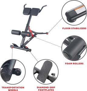 Wellshow-Chaise Romaine de Sport, Machine d'Extension du Dos, Banc d'Assis, Fessiers, Chaise Romaine, <span class=keywords><strong>Gym</strong></span> pour Musculation - Product Image 4