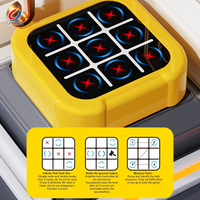 Jeu de société éducatif interactif électronique Tic-tac-toe créatif pour enfants, jeu de raisonnement logique en plastique Chengji