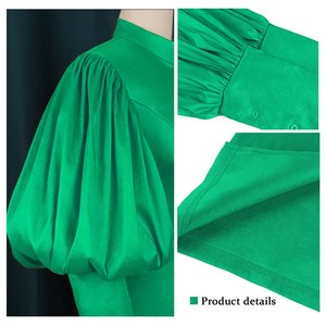 Y212040 <span class=keywords><strong>robe</strong></span> <span class=keywords><strong>longue</strong></span> lanterne pour femmes, col haut, moulante, Sexy, <span class=keywords><strong>brillante</strong></span>, pour fêtes de noël, Robes africaines - Product Image 6