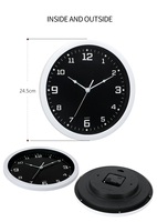 Jam Dinding Grosir Modern Desain Bulat Sederhana Promosi Murah Jam Dinding Plastik Custom