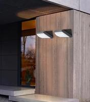 Applique murale LED extérieure étanche IP65 Boyid avec diffuseur en PC, design moderne, culot E27