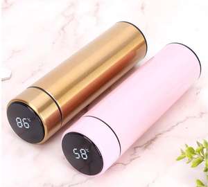 一番人気商品 ステンレス製スマート水筒 水分補給リマインダー付き 温度表示ボトル - Product Image 4