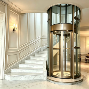 Ascensore di Lusso Rotondo per Villa, Elevatore Domestico, Fornitura Diretta dalla Fabbrica, Ascensore Esterno, Scala Mobile - Product Image 4