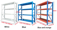 Étagère réglable sans boulons de 100 à 500 kg, 2000*600*2000 mm, unité à 4 niveaux, étagères en acier métallique, rayonnage de stockage d'entrepôt