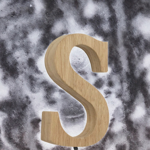 Custom <strong>Personalised</strong> Solid Wood Letters Numbers Polished Freestanding or Conjoined Wall Decor Monogram <strong>Wooden</strong> Painted Name <strong>Sign</strong> - Product Image 3