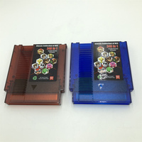 Cartucho Multijuegos PAL y NTSC Sin Restricción Regional NES 249 en 1, Juegos Retro Combinados en Color Azul Claro y Rojo Claro para NES