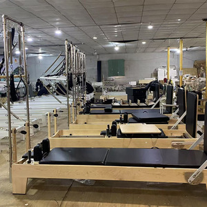 <span class=keywords><strong>Torre</strong></span> de Pilates Maple Standard Track, <span class=keywords><strong>Torre</strong></span> de Pilates de Madera para Uso en Gimnasios Privados - Product Image 4