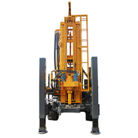 Machine de forage de puits d'eau pneumatique DTH MKDQZ-300A, profondeur de forage maximale 300 mètres, foreuse hydraulique sur chenilles