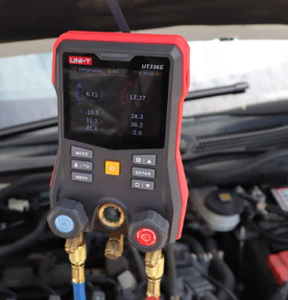 ชุดเกจวัดความดันดิจิตอล Uni-t Ut336e พร้อมแคลมป์วัดอุณหภูมิไร้สาย 2 ตัว หน้าจอสี HD ขนาด 3.5 นิ้ว รองรับสารทำความเย็น 162+ ชนิด รับประกัน OEM 1 ปี - Product Image 2