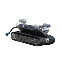 AVA-P3 Robot saluran pipa pembuangan Mini bawah air untuk Pembersihan pipa pemotongan akar di ruang ketat