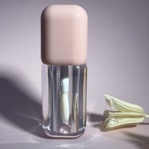 Hot Bán Vòng Góc Vuông Lip Gloss Ống Trắng Màu Hồng Lip Men Ống Lớn Cây Đũa Phép Ống Cho Chất Lỏng Kem Che Khuyết Điểm 6G - Product Image 6