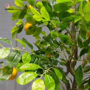 Árbol de Limón Artificial de Plástico Directo de Fábrica <span class=keywords><strong>con</strong></span> Frutos, Adornos para el Hogar, Decoración Interior y Exterior - Product Image 4