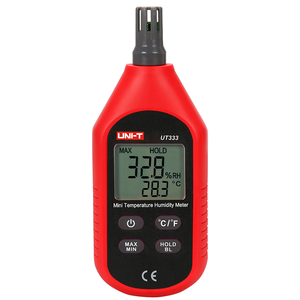 UNI-T UT333 Mini LCD numérique température de <span class=keywords><strong>l</strong></span>'<span class=keywords><strong>air</strong></span> <span class=keywords><strong>humidité</strong></span> mètre thermomètre hygromètre jauge <span class=keywords><strong>testeur</strong></span> UT333 mise à niveau - Product Image 3