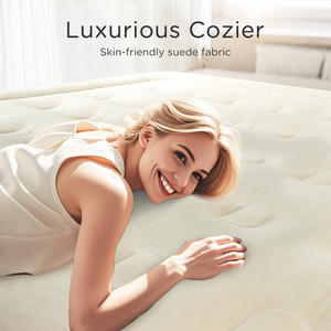 Colchón de aire de cloruro de polivinilo inflable doble duradero Vanace con bomba incorporada para viajes de Camping y uso doméstico - Product Image 6