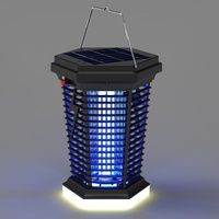 Lampe anti-moustiques LED rechargeable par USB à énergie solaire Lingtuo, étanche IP33, avec piège et veilleuse pour le camping