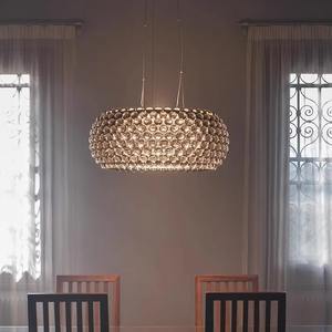 Lustre ovale réglable en hauteur de style nordique minimaliste moderne de designer italien pour petits espaces, luminaire suspendu créatif unique - Product Image 2