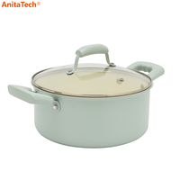 Casserole de cuisson en aluminium antiadhésif Marmite pots en céramique pour la cuisson en gros ustensiles de cuisine