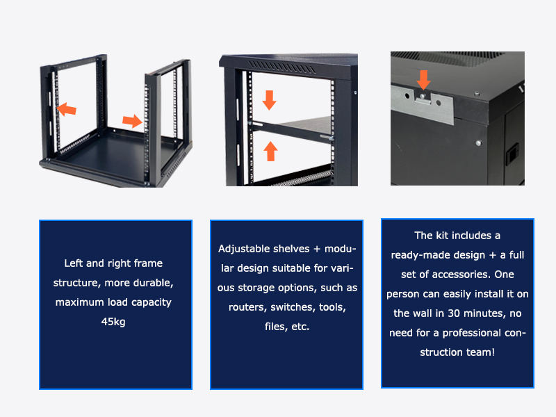 Customization Factory 18U Metal Internet CCTV Server Rack DVR DDF ...