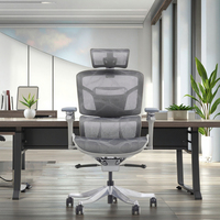 Chaise de bureau pivotante en maille moderne pour hôpital et école avec support lombaire réglable Confort Design ergonomique Garantie de 3 ans