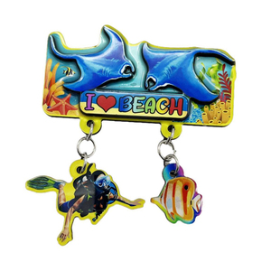 Imán de Refrigerador de Recuerdo de Chipre con Diseño Personalizado de Madera MDF de Paphos, Limassol y <span class=keywords><strong>Nicosia</strong></span> - Product Image 6