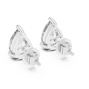 <b>Fine</b> Pear Shaped <b>Stud</b> <b>Earrings</b> Gold High Quality Lab Grown Diamond Girls Jewelry <b>Earrings</b> - Product Image 5