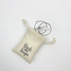 New Arrival Mini Custom Logo Jewelry Pouch <b>Bag</b> Cosmetic <b>Drawstring</b> <b>Make</b> <b>up</b> <b>Bag</b> Muslin Cotton Draw String <b>Bag</b> - Product Image 3