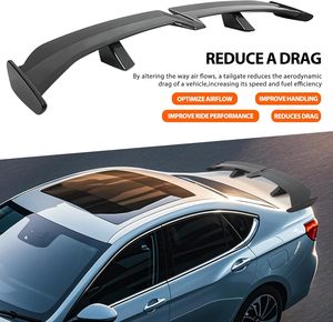 Alerón Trasero Universal de 54 Pulgadas, Estilo Seagull PRO, Alerón Trasero de Fibra de Carbono, Ligero, Compatible con Toyota <span class=keywords><strong>Honda</strong></span> - Product Image 4