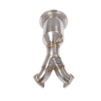 Tubería de Escape Directa Modificada de Alta Calidad en Acero Inoxidable SS304 para Audi SQ5 3.0T 2020-2022, Reduce la Contrapresión del Escape
