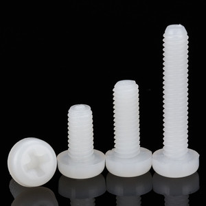 Suministro Directo de Fábrica, Tornillos de Nylon Blancos de Alta Calidad M2-M8, Sistema Métrico para Máquinas de Plástico M3 M4 M5 M6 - Product Image 5