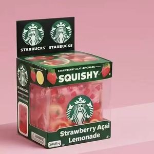 Nouveau <span class=keywords><strong>Starbucks</strong></span> Needoh Cube Squishy Goutte d'eau onirique en spirale, bonbon à la maltose, jouet anti-stress, vente en gros - Product Image 1