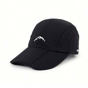 Casquettes de sport personnalisées avec logo brodé, protection UPF40+, pliables, pour la course en extérieur, séchage rapide, imperméables, courantes - Product Image 6