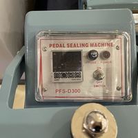 Machine de scellage thermique par impulsion à pédale verticale pour film de sac en plastique modèle direct PFS-D400